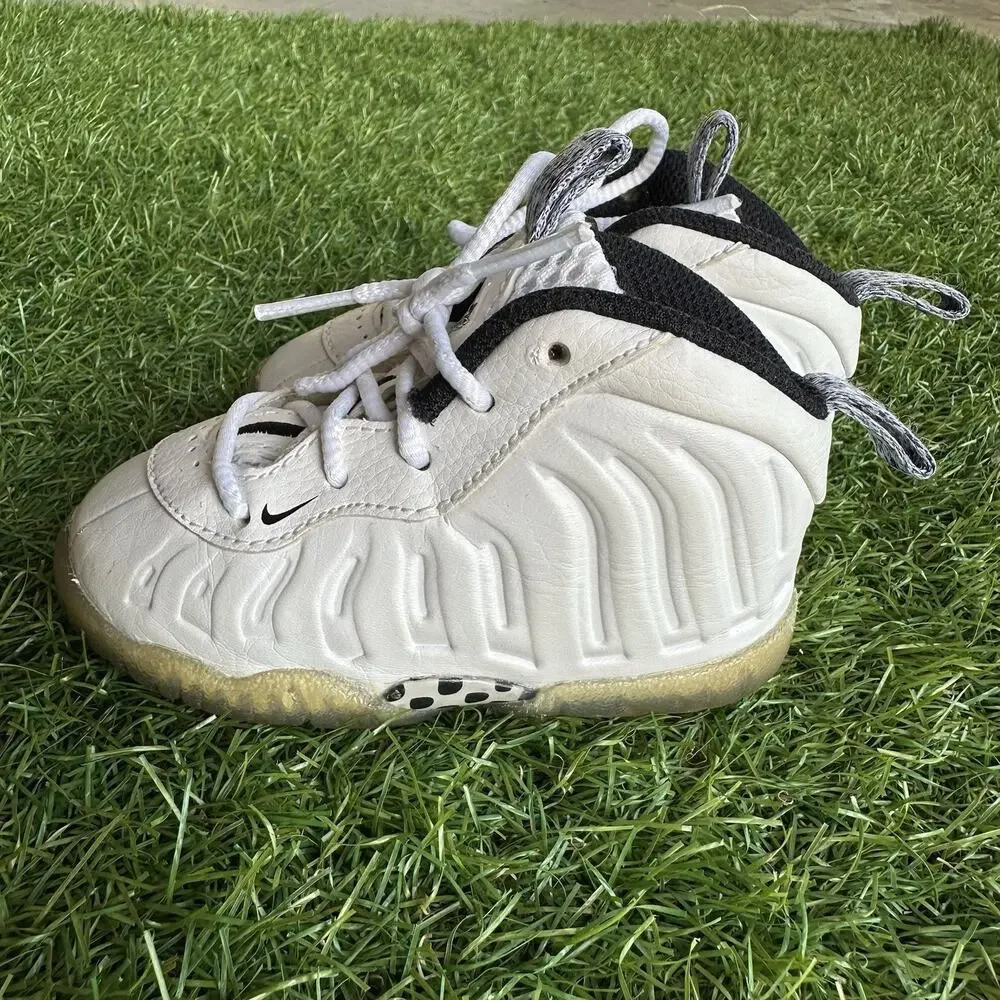 Nike Little Posite One Sneakers 723947 102‎ Size 5c Toddler Air Foamposite